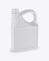 Download Matte Plastic Jerry Can Mockup - Half Side View in Jerrycan Mockups on Yellow Images Object Mockups