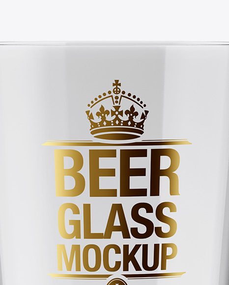 Download Empty Beer Glass Mockup In Cup Bowl Mockups On Yellow Images Object Mockups PSD Mockup Templates