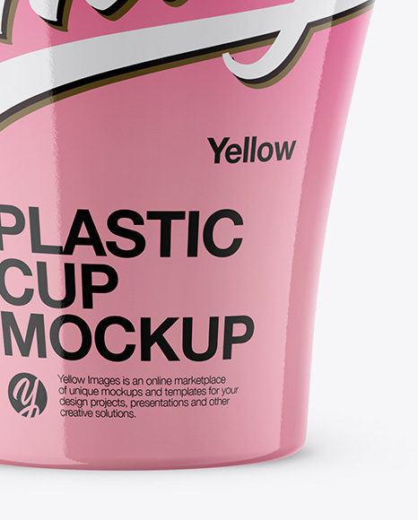Plastic Cup Mockup PSD #1