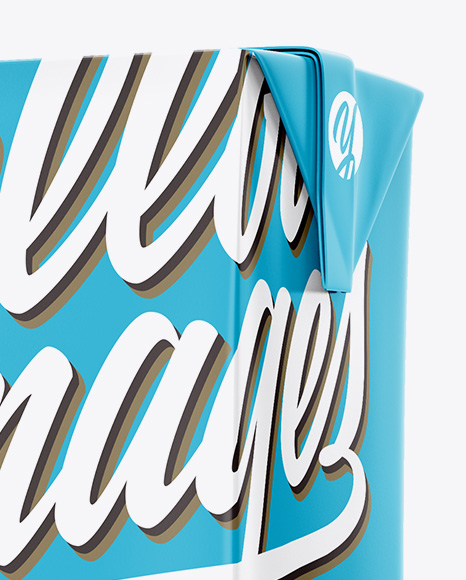 250g Carton Package Mockup - Half Side View - Free Download Images High