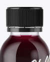 60ml Plastic Bottle with Berries Soft Drink Mockup