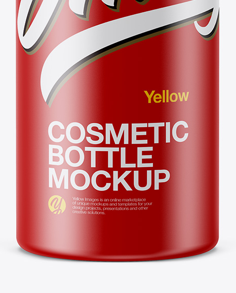 Plastic Bottle Mockup PSD #1