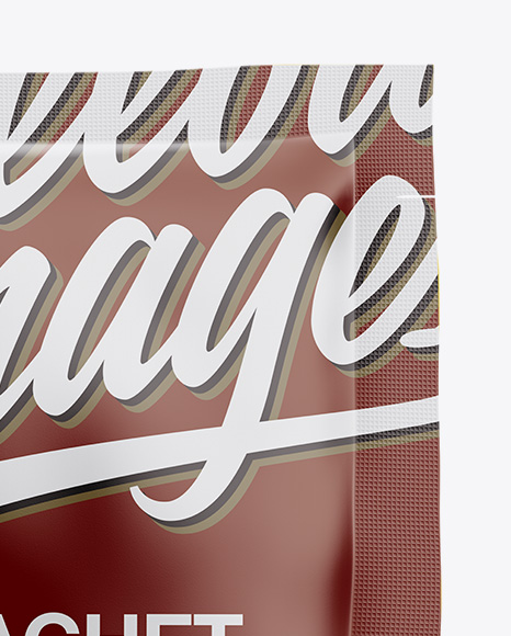 Matte Sachet Mockup PSD #2