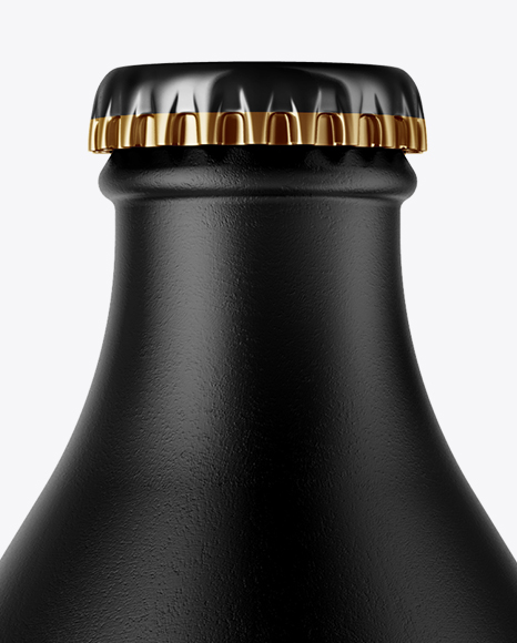 Download 330ml Ceramic Beer Bottle Mockup in Bottle Mockups on Yellow Images Object Mockups