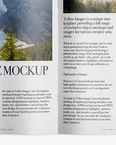 Download Free Magazine Mockup Psd Download Yellowimages