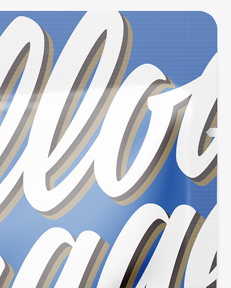 Matte Pouch Mockup PSD #2