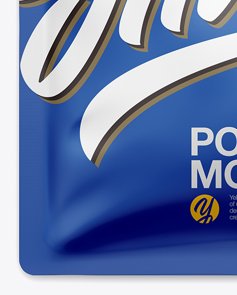 Matte Pouch Mockup PSD #1