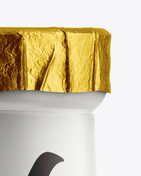 Milk Bottle W  Foil Lid Mockup PSD #2