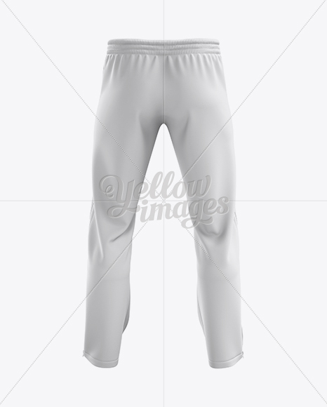 Download Sport Pants Mockup Back View In Apparel Mockups On Yellow Images Object Mockups PSD Mockup Templates