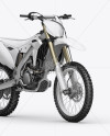 Kawasaki KX 250F Mockup Front 3/4 View