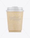 Download 250ml Kraft Paper Cup Mockup in Cup & Bowl Mockups on Yellow Images Object Mockups