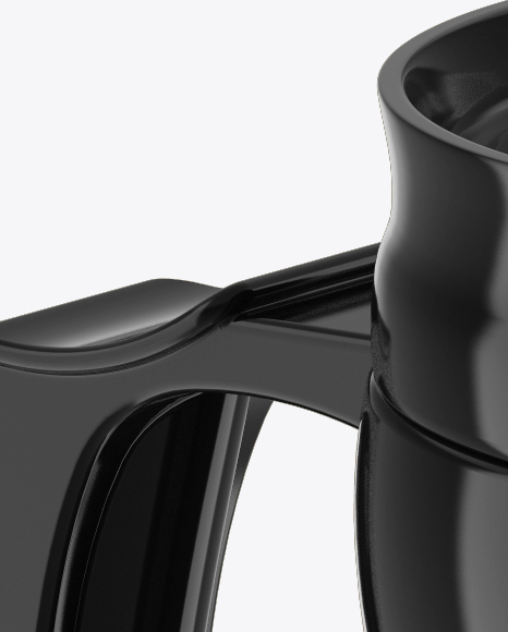 Metallic Thermo Cup Mockup (High Angle Shot) PSD #1