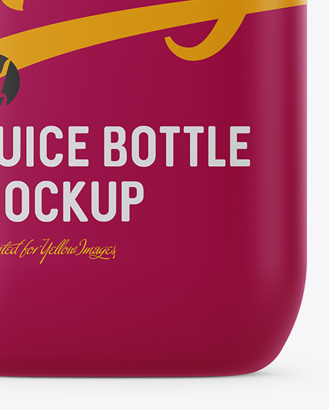 Matte Plastic Bottle Mockup PSD #1