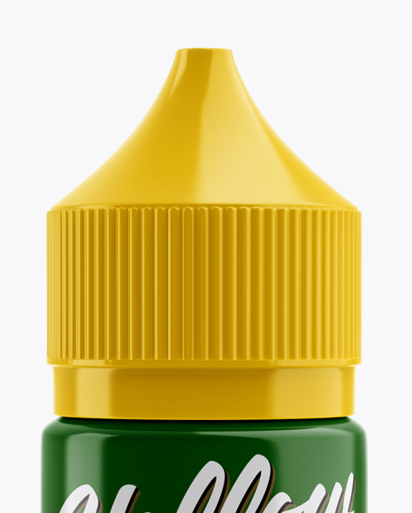Glossy Dropper Bottle Mockup