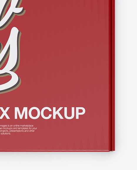 Matte Box Mockup  Top View PSD #1