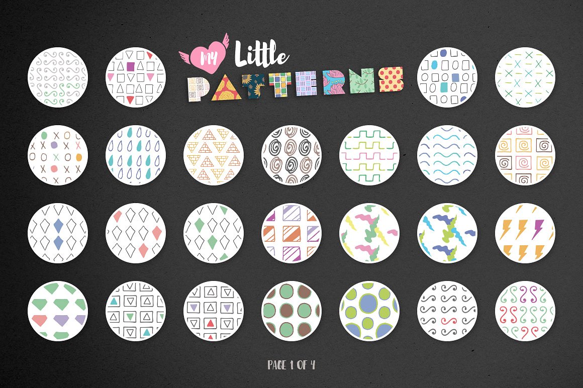 My Little Patterns in Patterns on Yellow Images Creative Store