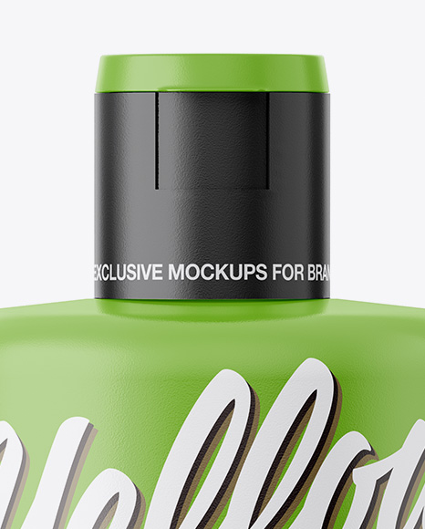 Matte Plastic Bottle Mockup PSD #2