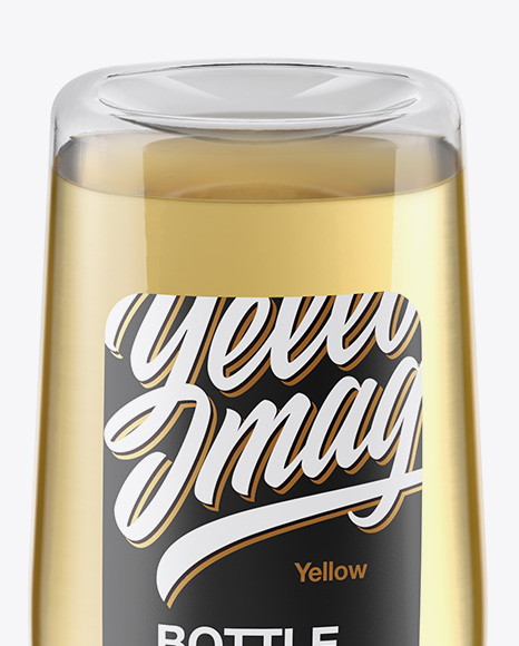 Plastic Bottle Mockup - Front View (High-Angle Shot) in ...