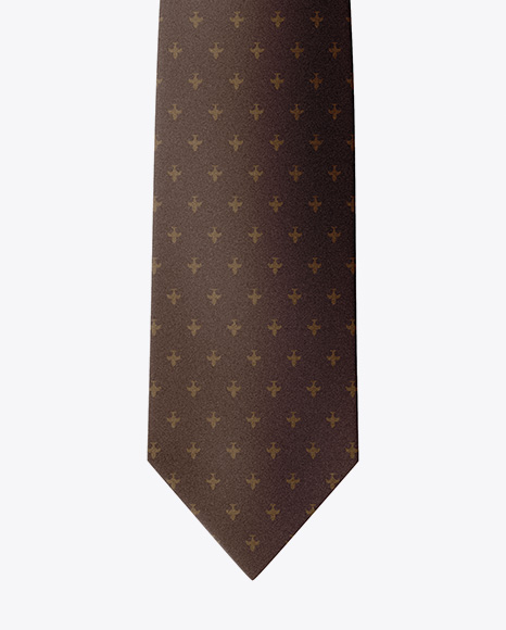 Matte Tie Mockup   Front View PSD #4