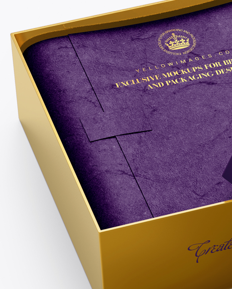 Opened Matte Box Mockup (High Angle Shot) PSD #2