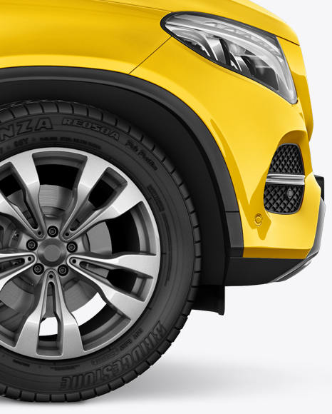 Download Free Mercedes Benz Gle Coupe 2016 Mockup Side View In Vehicle Mockups PSD Mockups