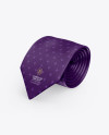 Download Glossy Tie Mockup Half Side View High Angle Shot In Apparel Mockups On Yellow Images Object Mockups