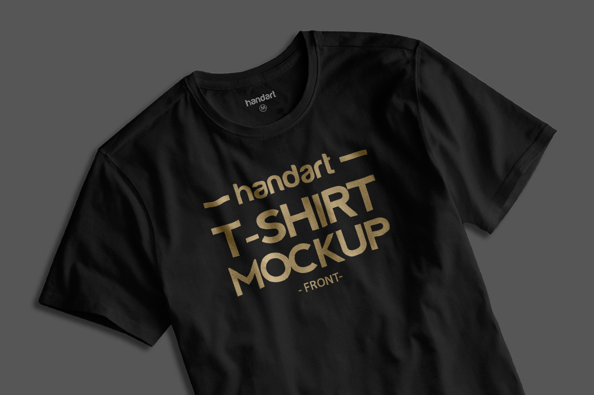 Download T Shirt Mockup In Apparel Mockups On Yellow Images Creative Store PSD Mockup Templates