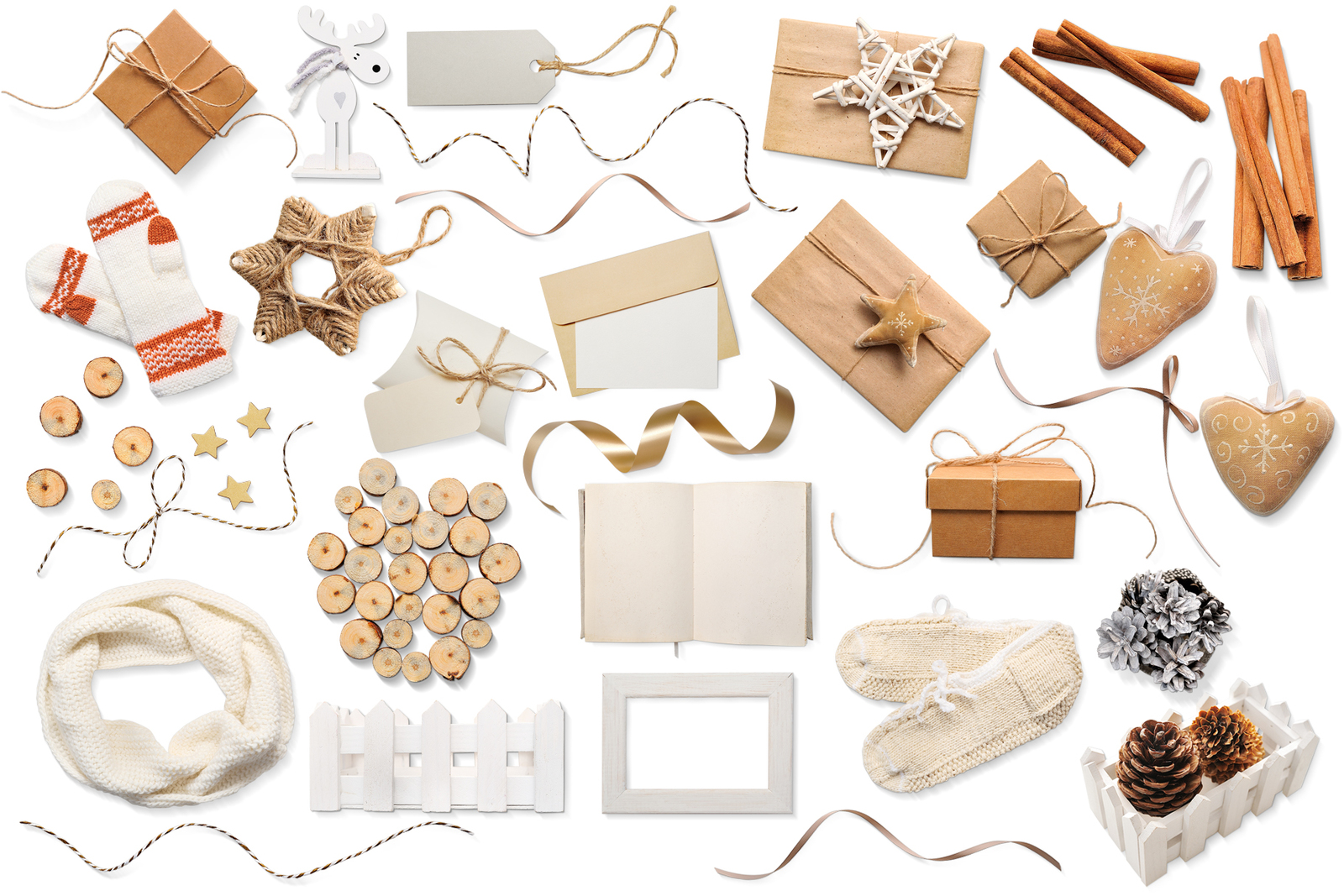 Download Christmas Scene Creator Isolated Items In Packaging Mockups On Yellow Images Creative Store Yellowimages Mockups