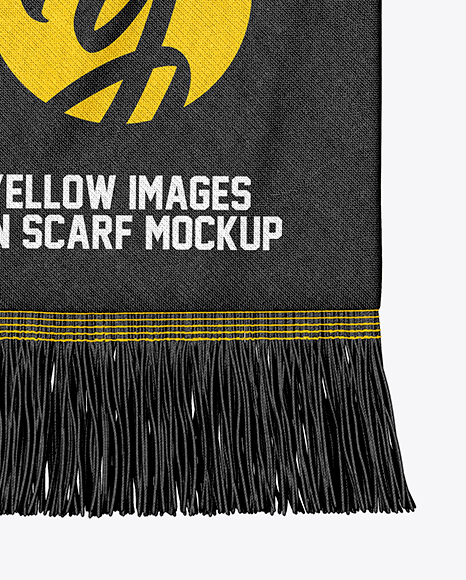 Download Hanging Fan Scarf Mockup - Top View in Apparel Mockups on ...