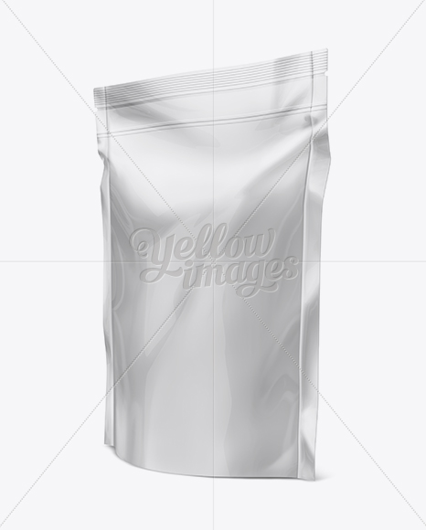 Download Stand Up Pouch With Zipper Mockup In Pouch Mockups On Yellow Images Object Mockups