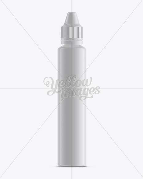 Plastic Eye Drops Bottle Mockup - Free Download Images High Quality PNG