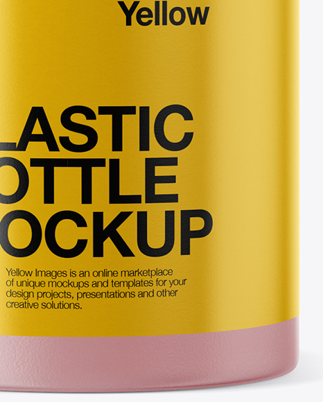 Plastic Bottle Mockup PSD #1