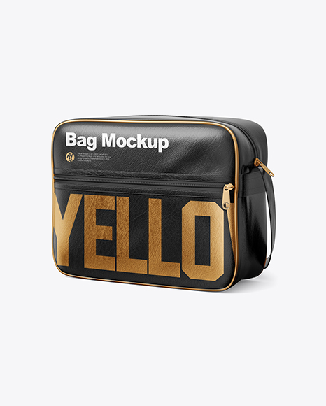 Download Shoulder Bag Mockup Half Side View In Apparel Mockups On Yellow Images Object Mockups PSD Mockup Templates