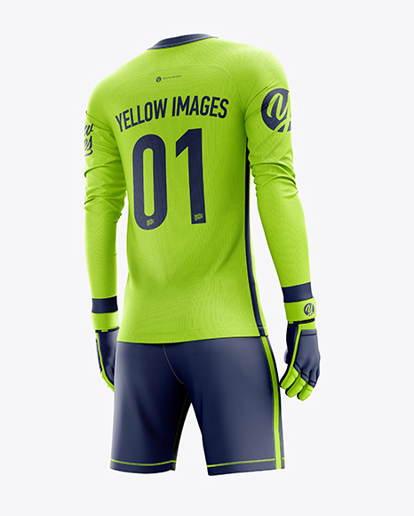 Download Men S Full Soccer Goalkeeper Kit Mockup Hero Back Shot In Apparel Mockups On Yellow Images Object Mockups