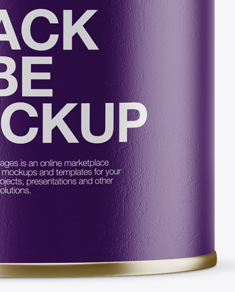 Matte Textured Snack Tube Mockup PSD #1