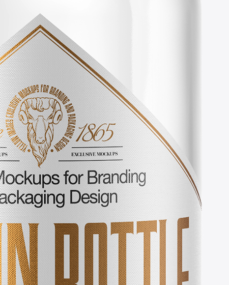 Download Dry Gin Bottle With Wooden Cap Mockup In Bottle Mockups On Yellow Images Object Mockups Yellowimages Mockups