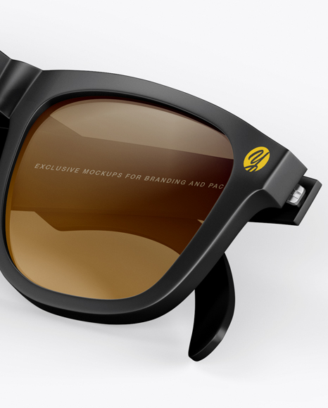 Download Sunglasses Mockup Half Side View In Object Mockups On Yellow Images Object Mockups PSD Mockup Templates