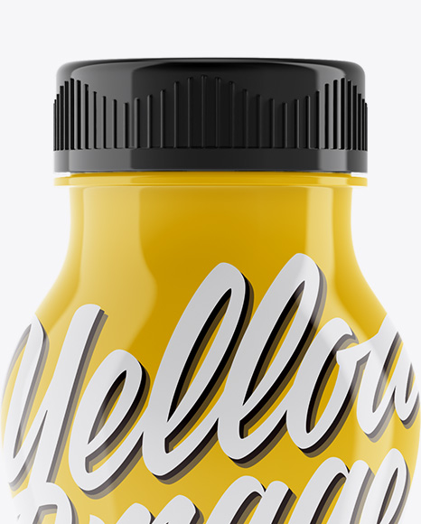 Glossy Bottle Mockup PSD #2