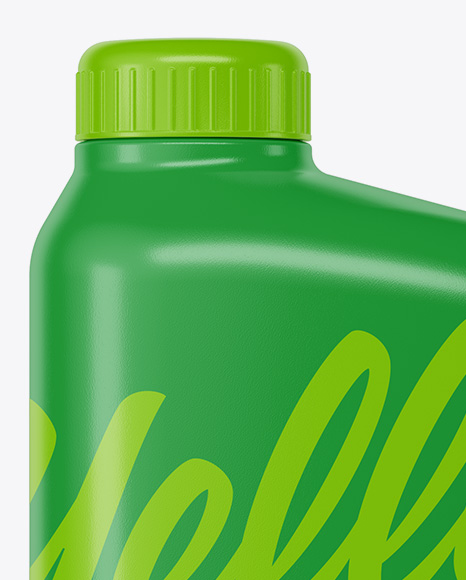 Glossy Plastic Bottle Mockup PSD #2