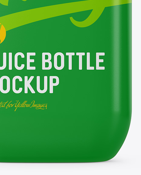 Glossy Plastic Bottle Mockup PSD #1