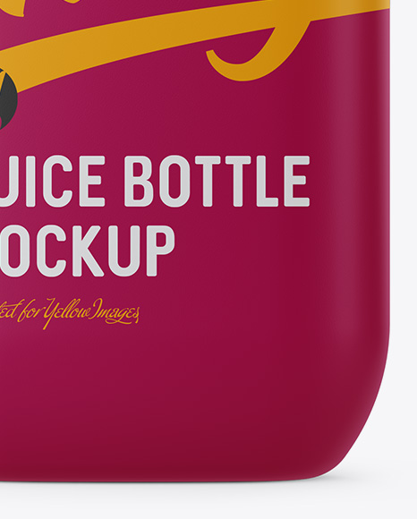 Matte Plastic Bottle Mockup PSD #1