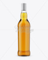 Download Glass Bottle W/ Whiskey Mockup - Front View in Bottle ... Yellowimages Mockups
