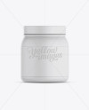 Download Matte Protein Jar Mockup in Jar Mockups on Yellow Images Object Mockups