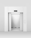 Elevator With Half Opened Doors Mockup - Free Download Images High