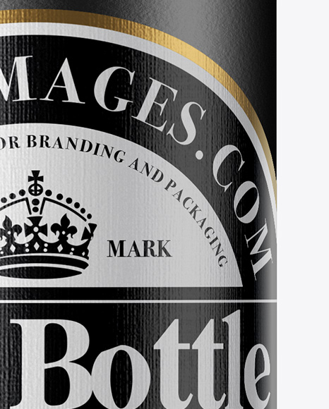 Ceramic Beer Bottle Mockup PSD #1