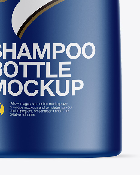 Download Matte Shampoo Bottle Mockup in Bottle Mockups on Yellow Images Object Mockups