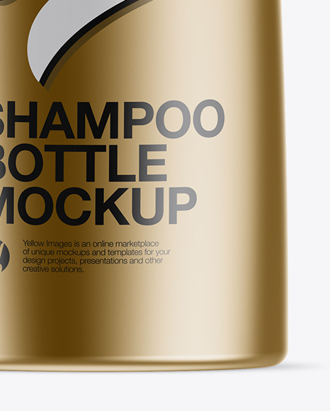 Download Matte Metallic Shampoo Bottle Mockup In Bottle Mockups On Yellow Images Object Mockups Yellowimages Mockups