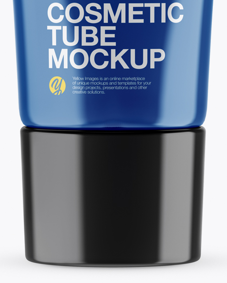 Download Glossy Cosmetic Tube Mockup