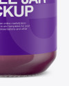 Baby Food Apple And Blueberry Puree Jar Mockup