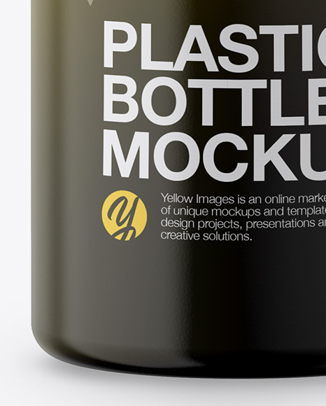 Plastic Bottle Mockup PSD #1
